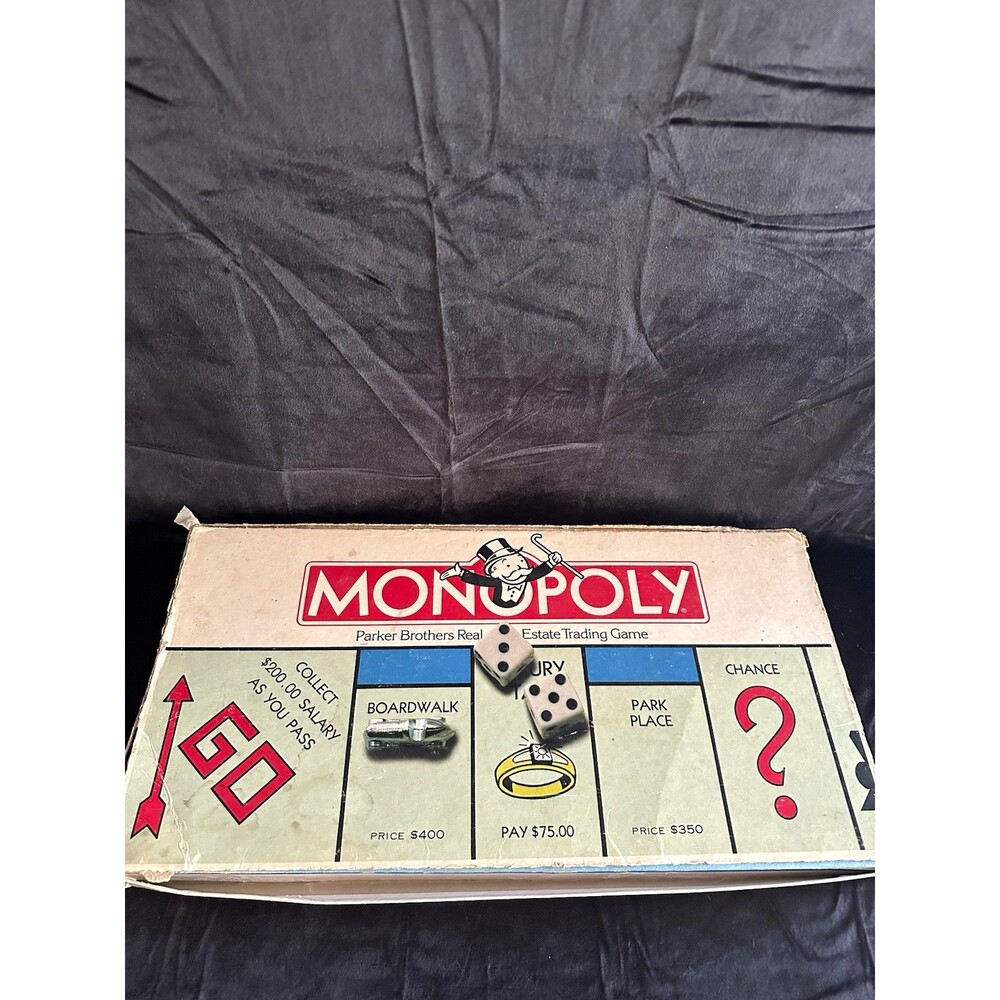 Parker Brothers Monopoly Vintage 1985 Board Game Complete w/ Box